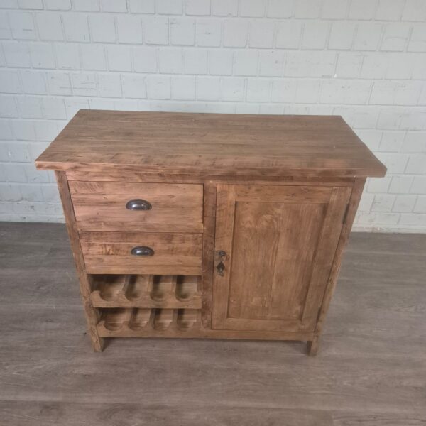 Wijnkast Sideboard Teak 1,00 m - Afbeelding 2