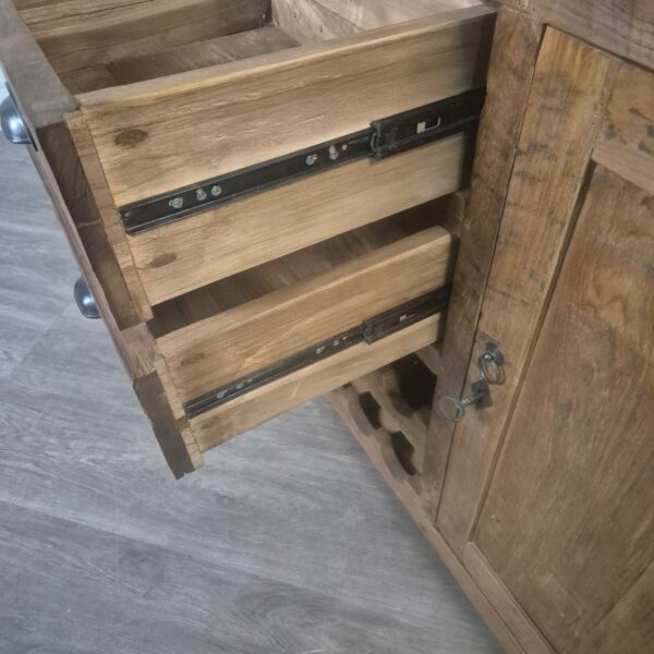Wijnkast Sideboard Teak 1,00 m - Afbeelding 11