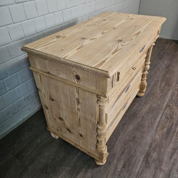 Commode Gründerzeit 1880 Grenen - Afbeelding 7
