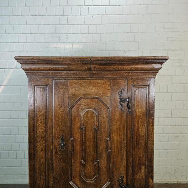 Kast Kledingkast Barok 1780 Eiken - Afbeelding 3