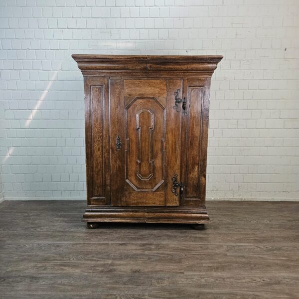 Kast Kledingkast Barok 1780 Eiken - Afbeelding 2