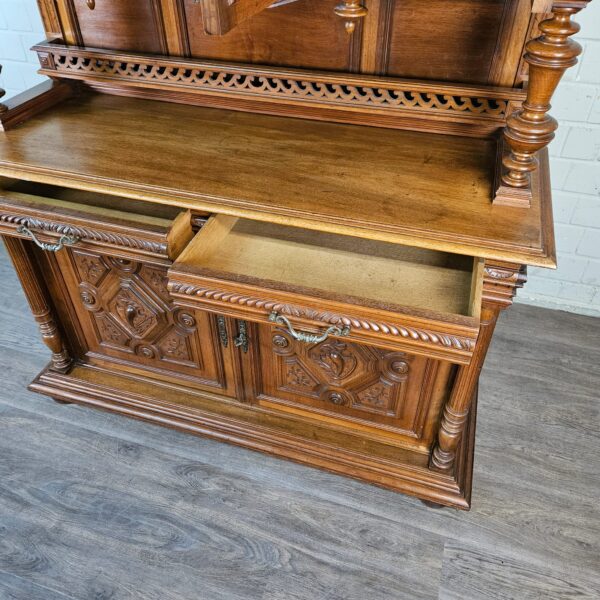 Buffetkast Kast Gründerzeit 1880 Eiken - Afbeelding 18