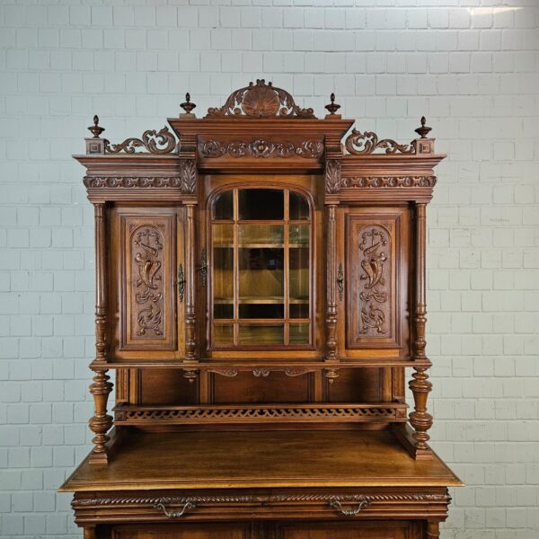 Buffetkast Kast Gründerzeit 1880 Eiken - Afbeelding 4
