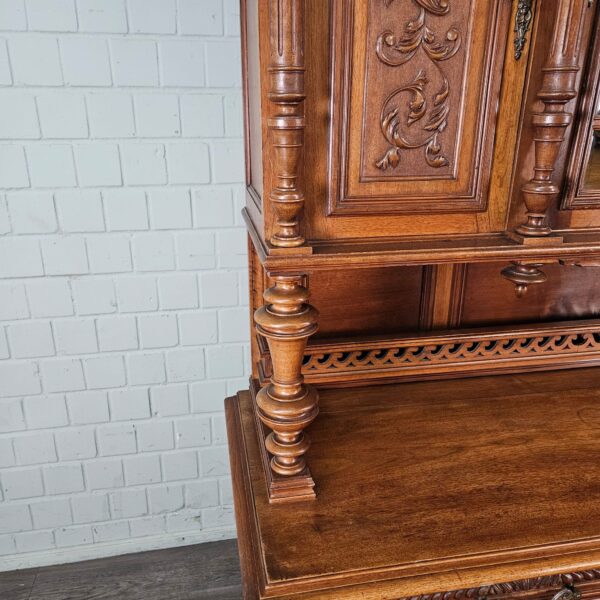 Buffetkast Kast Gründerzeit 1880 Eiken - Afbeelding 8