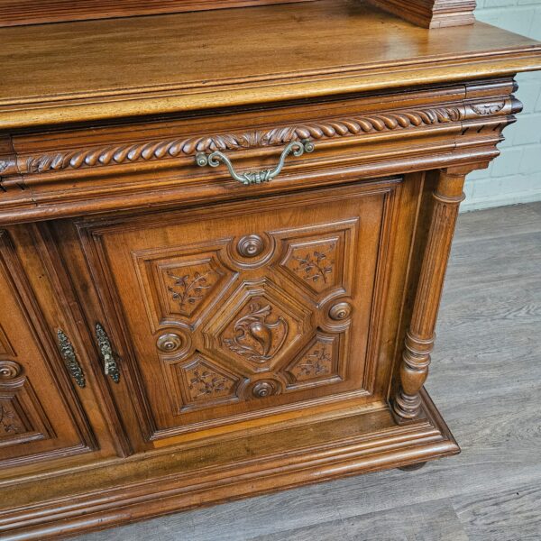Buffetkast Kast Gründerzeit 1880 Eiken - Afbeelding 11