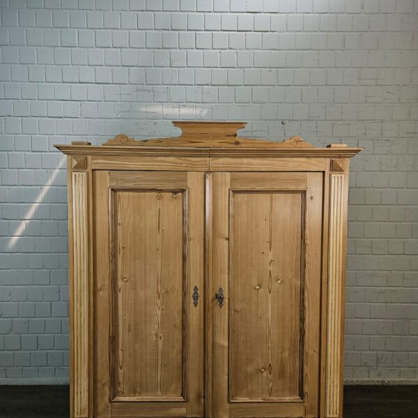 Kast Kledingkast Gründerzeit 1880 Grenen - Afbeelding 4