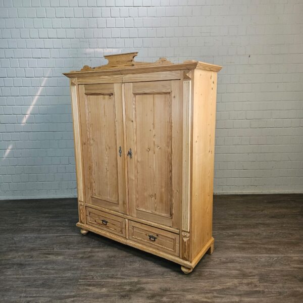 Kast Kledingkast Gründerzeit 1880 Grenen - Afbeelding 3