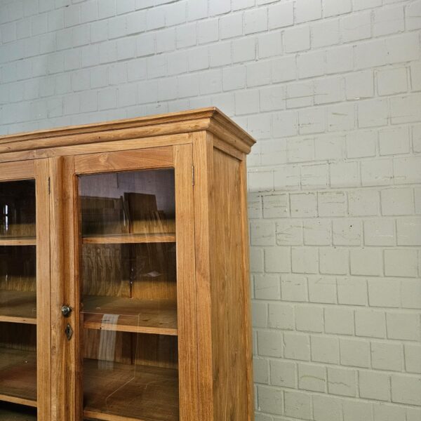 Vitrine Boekenkast Teak 1,56 m - Afbeelding 9