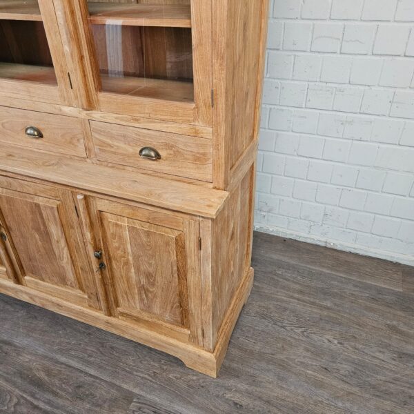 Vitrine Boekenkast Teak 1,56 m - Afbeelding 8