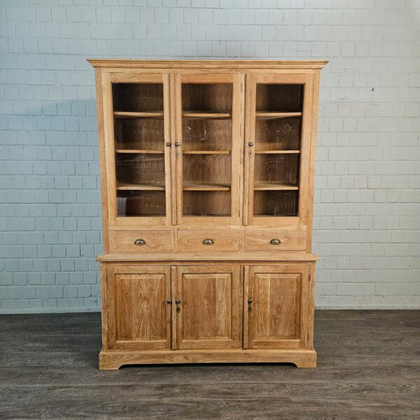 Vitrine Boekenkast Teak 1,56 m - Afbeelding 2