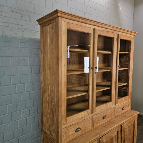 Vitrine Boekenkast Teak 1,56 m - Afbeelding 6