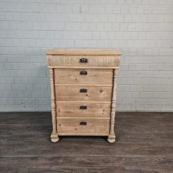 Ladenkast Commode Gründerzeit 1880 Grenen - Afbeelding 2