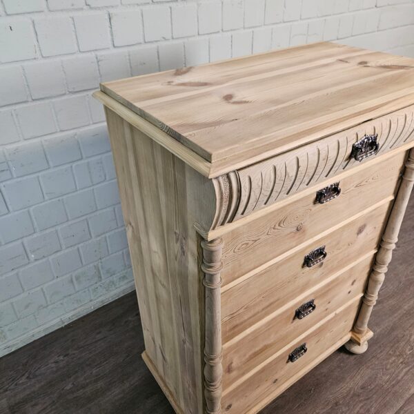 Ladenkast Commode Gründerzeit 1880 Grenen - Afbeelding 6