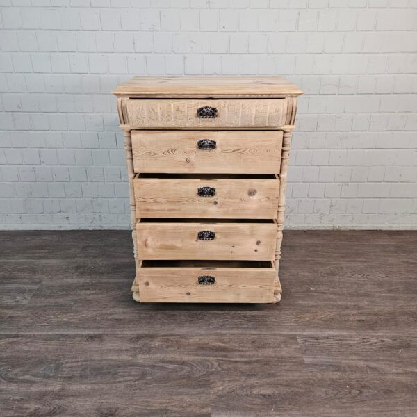 Ladenkast Commode Gründerzeit 1880 Grenen - Afbeelding 14