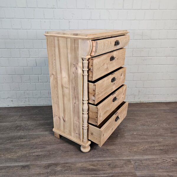 Ladenkast Commode Gründerzeit 1880 Grenen - Afbeelding 15