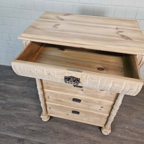 Ladenkast Commode Gründerzeit 1880 Grenen - Afbeelding 13