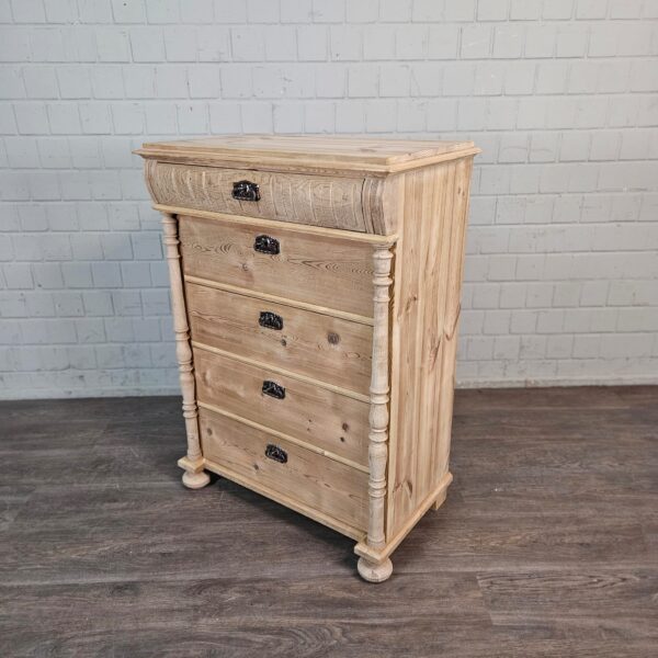 Ladenkast Commode Gründerzeit 1880 Grenen - Afbeelding 3