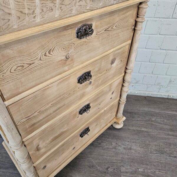 Ladenkast Commode Gründerzeit 1880 Grenen - Afbeelding 7