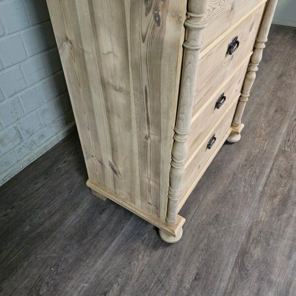 Ladenkast Commode Gründerzeit 1880 Grenen - Afbeelding 8