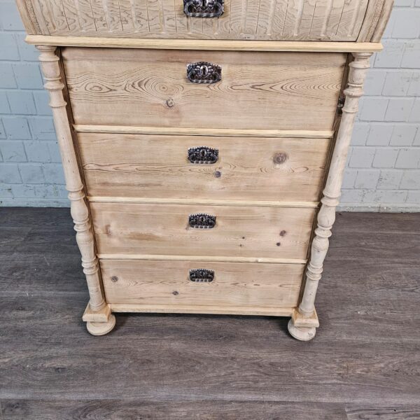 Ladenkast Commode Gründerzeit 1880 Grenen - Afbeelding 5