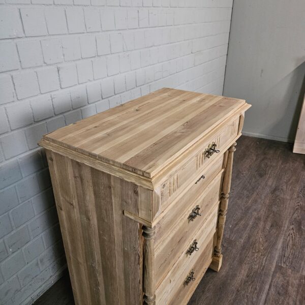 Ladenkast Commode Gründerzeit 1880 Grenen - Afbeelding 9