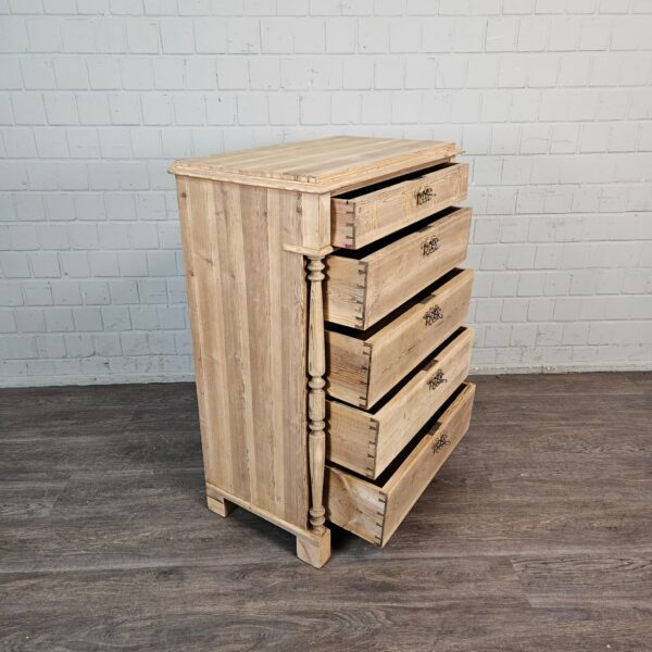 Ladenkast Commode Gründerzeit 1880 Grenen - Afbeelding 12