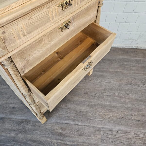 Ladenkast Commode Gründerzeit 1880 Grenen - Afbeelding 14