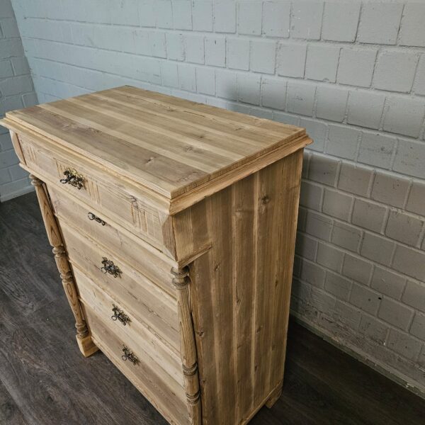 Ladenkast Commode Gründerzeit 1880 Grenen - Afbeelding 10