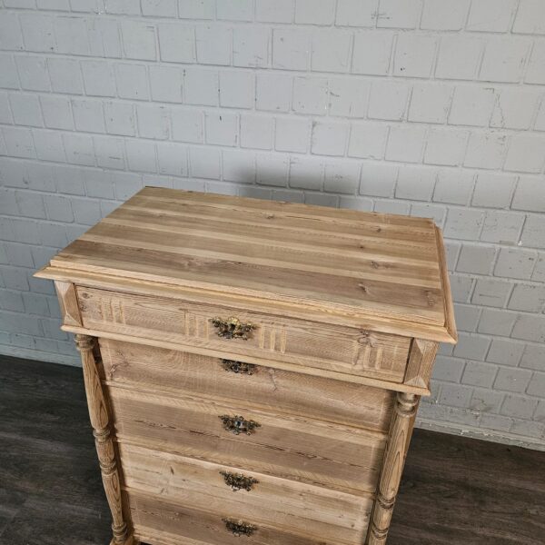 Ladenkast Commode Gründerzeit 1880 Grenen - Afbeelding 5