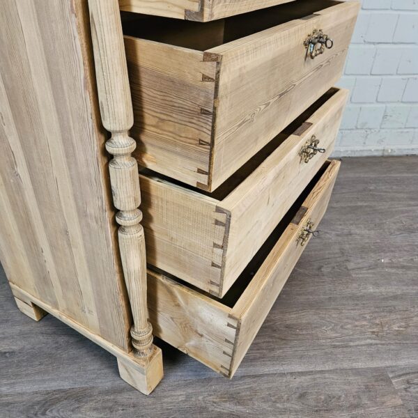 Ladenkast Commode Gründerzeit 1880 Grenen - Afbeelding 13