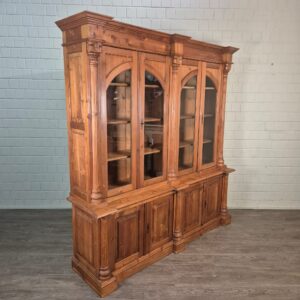 Vitrine Boekenkast Grenen 2,10 m