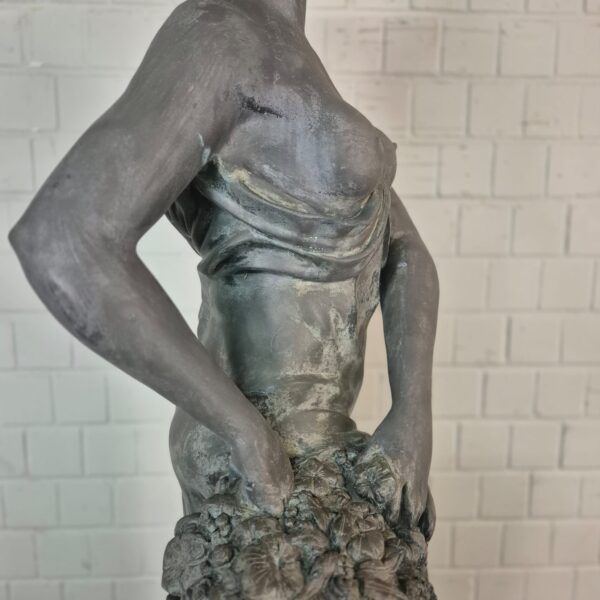 Beeld Vrouw 2,30 m Brons 1920 - Afbeelding 5