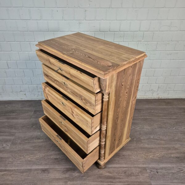 Ladenkast Commode Gründerzeit 1880 Grenen - Afbeelding 6