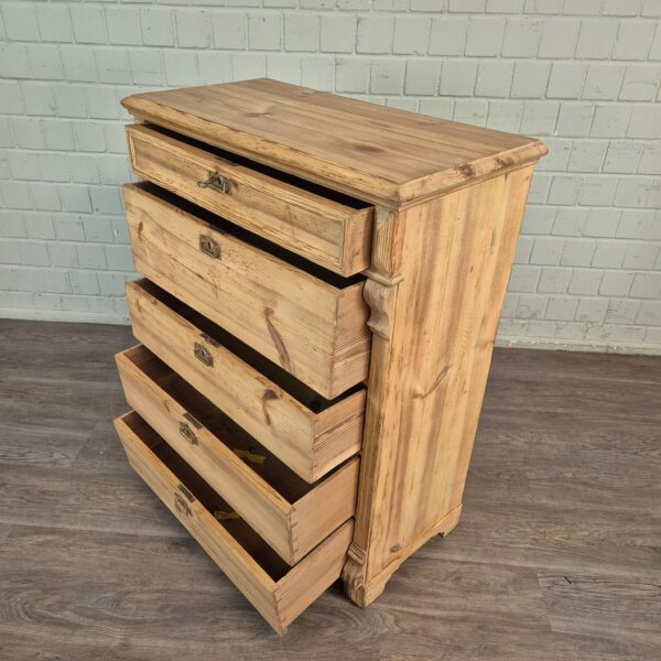 Ladenkast Commode Gründerzeit 1880 Grenen - Afbeelding 5
