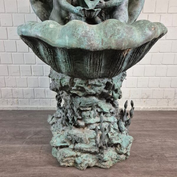 Fontein Waterpartij "Schelp" Brons 1,53 m - Afbeelding 8