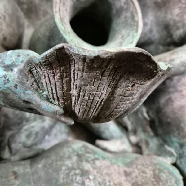 Fontein Waterpartij "Schelp" Brons 1,53 m - Afbeelding 5