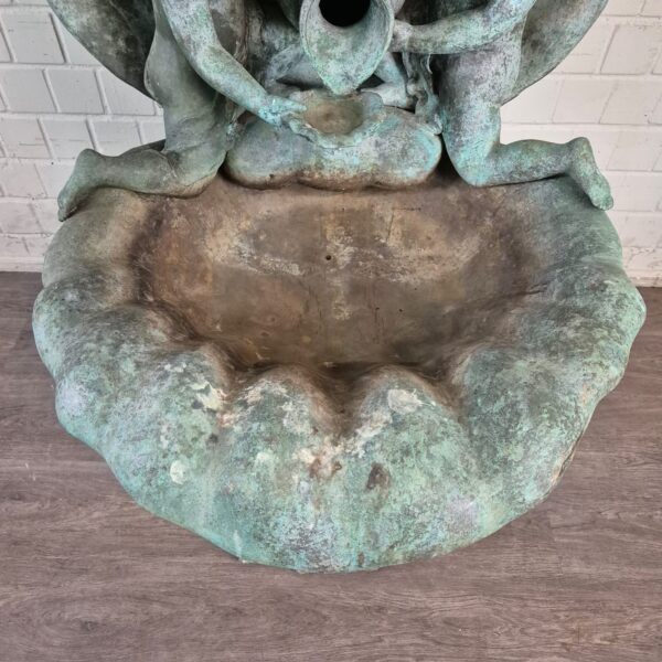 Fontein Waterpartij "Schelp" Brons 1,53 m - Afbeelding 6