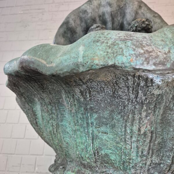 Fontein Waterpartij "Schelp" Brons 1,53 m - Afbeelding 9