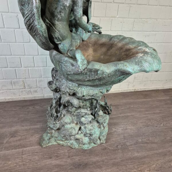 Fontein Waterpartij "Schelp" Brons 1,53 m - Afbeelding 13