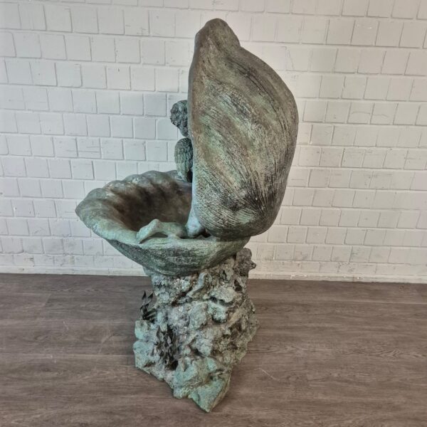 Fontein Waterpartij "Schelp" Brons 1,53 m - Afbeelding 17