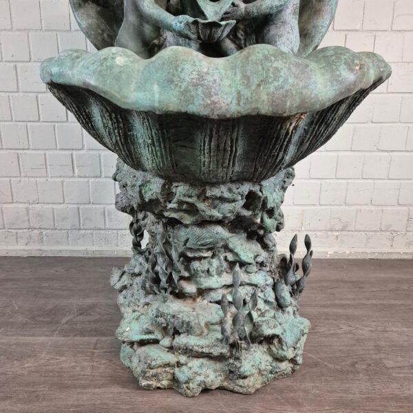 Fontein Waterpartij "Schelp" Brons 1,53 m - Afbeelding 7