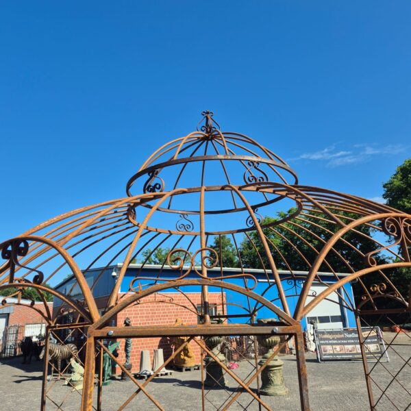 Paviljoen Pergola Staal in Roestlook Ø 3,50 m - Afbeelding 2