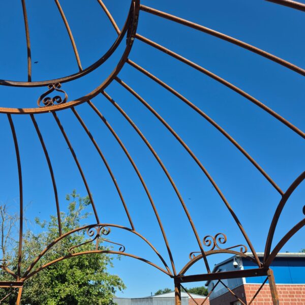Paviljoen Pergola Staal in Roestlook Ø 3,50 m - Afbeelding 4