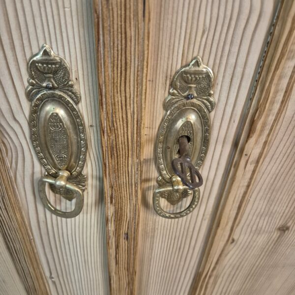Kast Kledingkast Jugendstil 1900 Grenen - Afbeelding 5