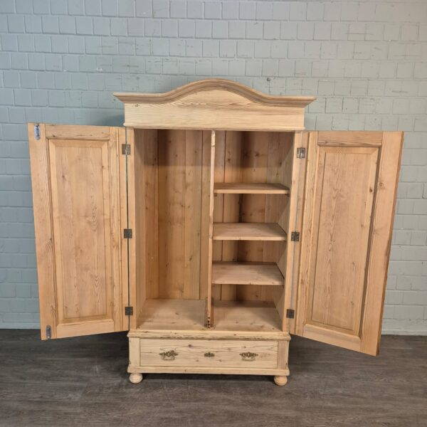 Kast Kledingkast Jugendstil 1900 Grenen - Afbeelding 7
