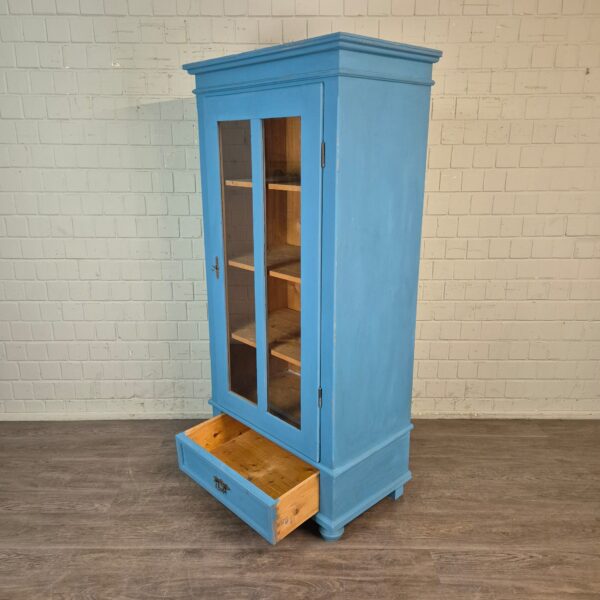 Vitrine Boekenkast Jugendstil 1900 Grenen - Afbeelding 7