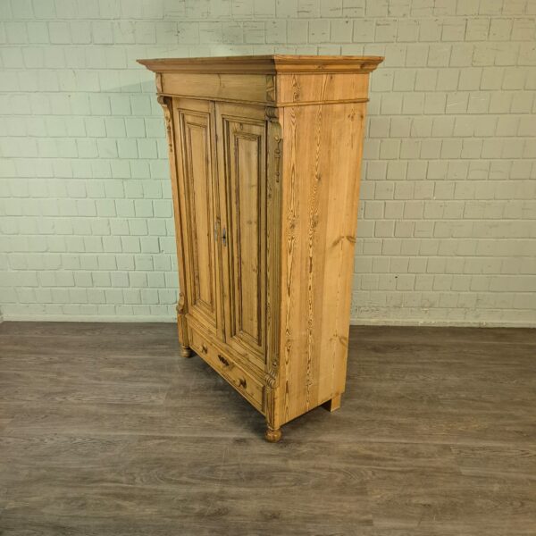 Kast Kledingkast Gründerzeit 1880 Grenen - Afbeelding 7