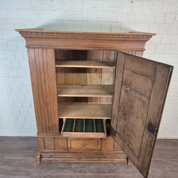 Kast Servieskast Barok 1800 Eiken - Afbeelding 12