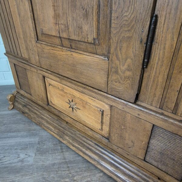 Kast Servieskast Barok 1800 Eiken - Afbeelding 10