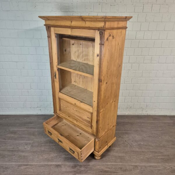 Vitrine Servieskast Jugendstil 1910 Grenen - Afbeelding 9
